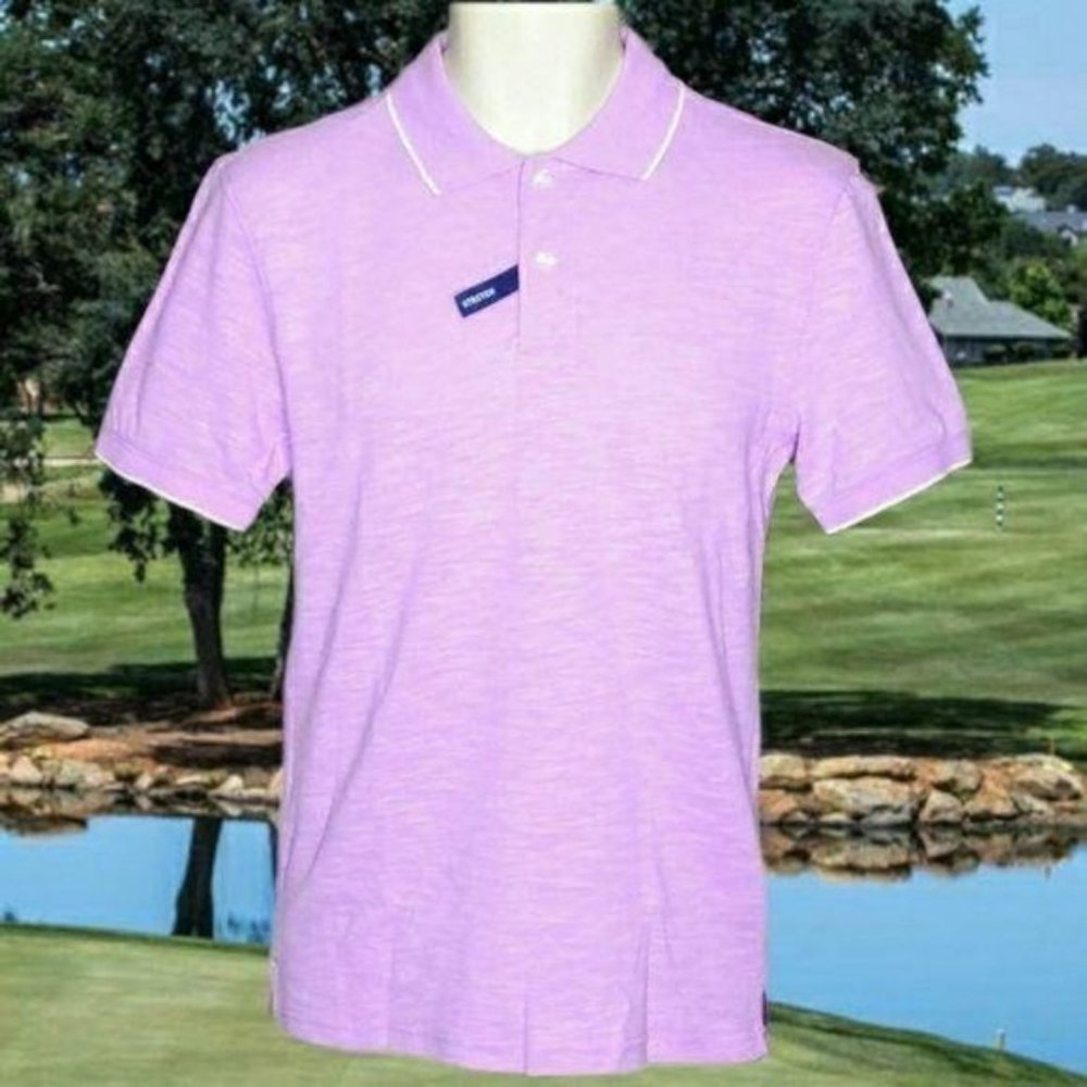 GEORGE Purple Breathable Short Sleeve Polo/Golf Shirt
